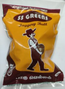 SS Greens Jaggery- Balls front